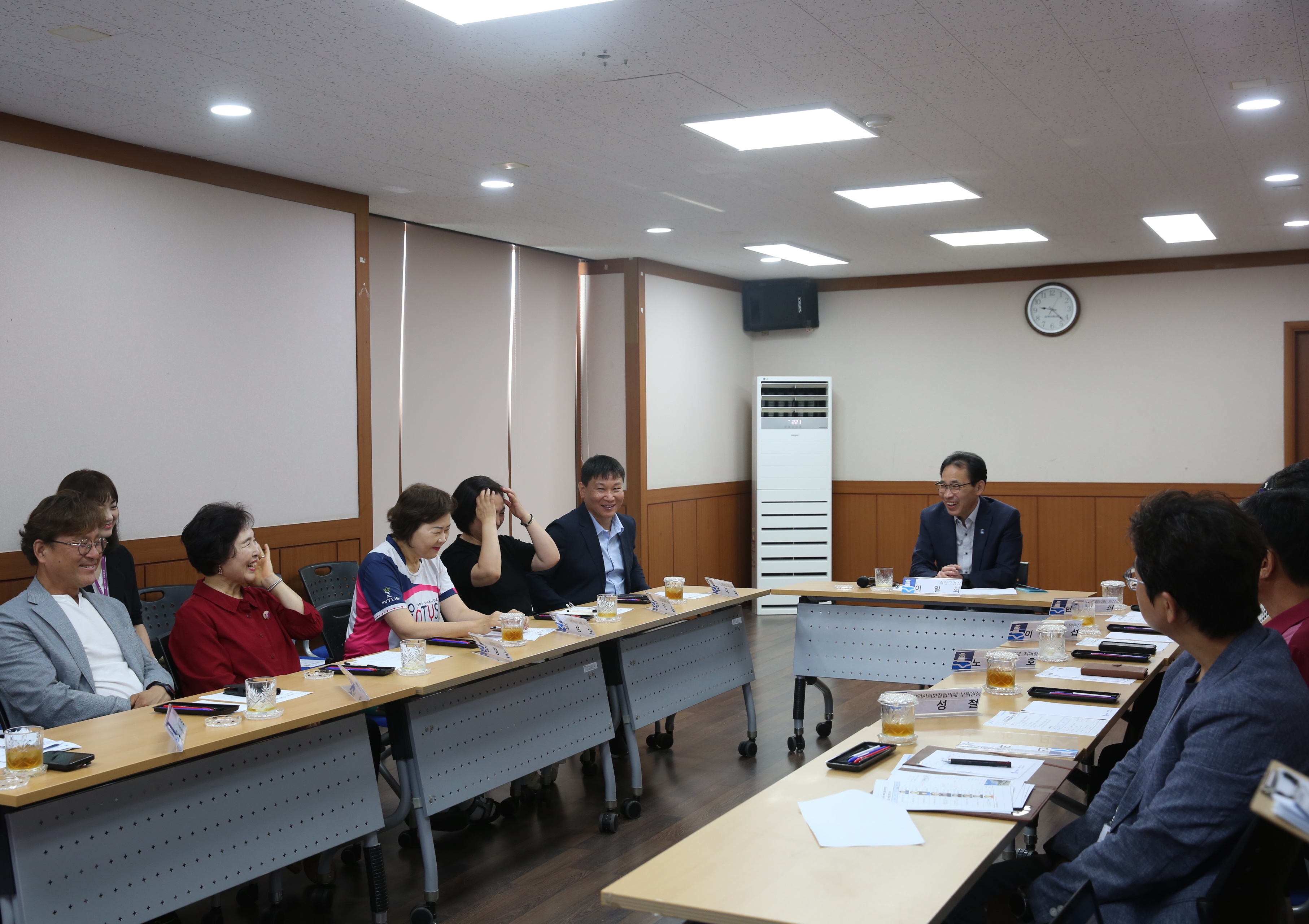 정자2동 단체장과의 간담회8번 사진